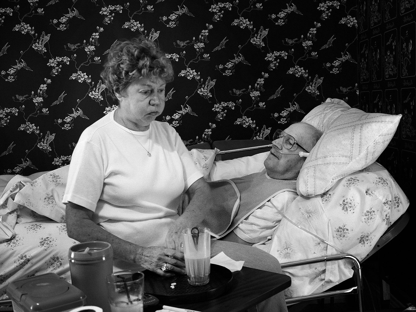 Home Hospice Care, Audrey and Harry, Oshkosh, WI, 2002
