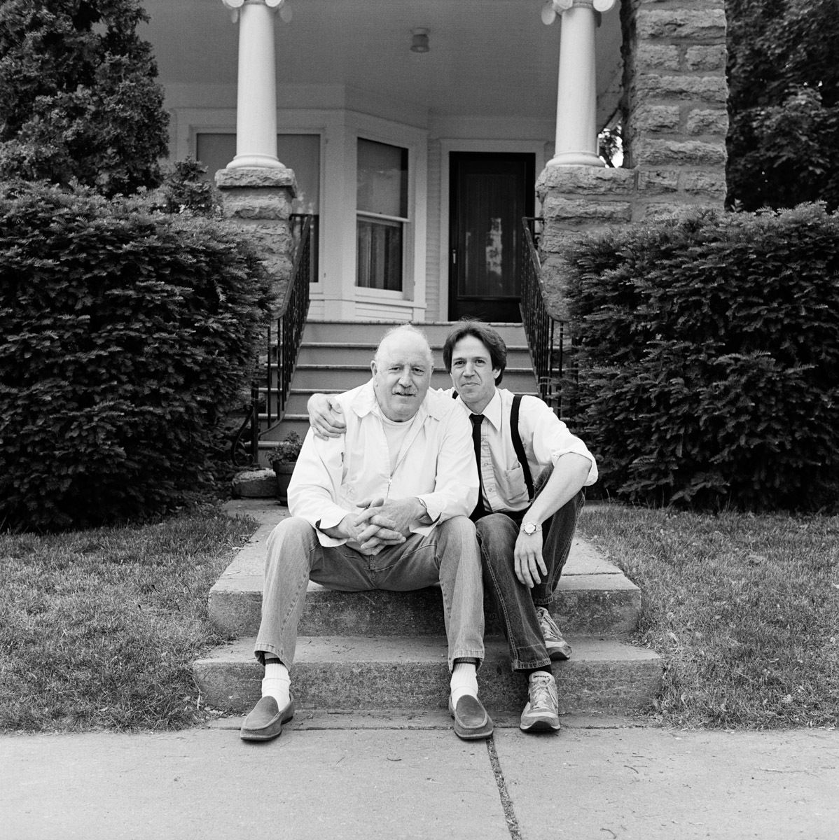 My father and me, Oshkosh, WI, 1986