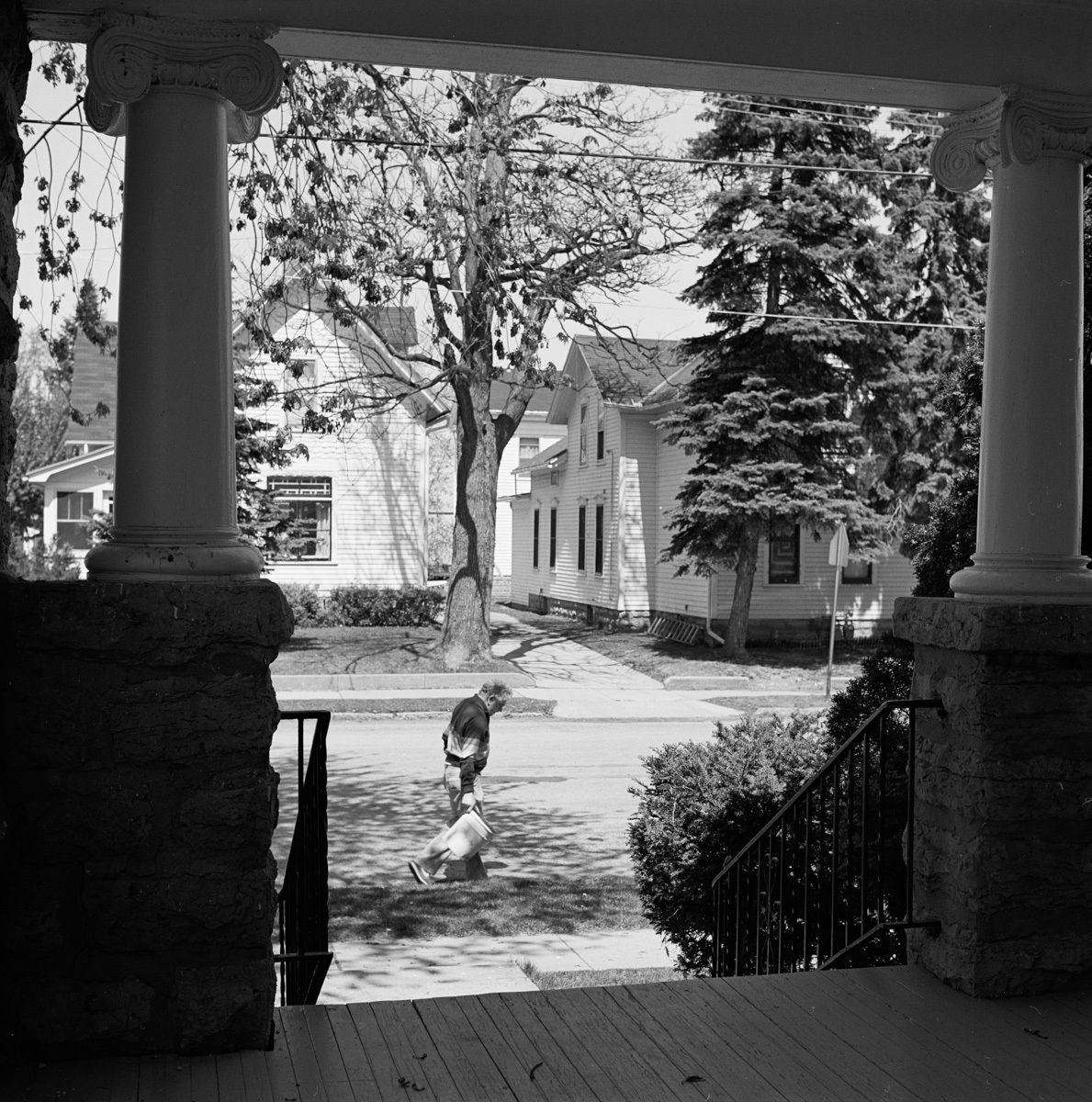 Yardwork, Oshkosh, WI, 1986