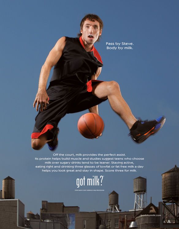Steve Nash for Got Milk?