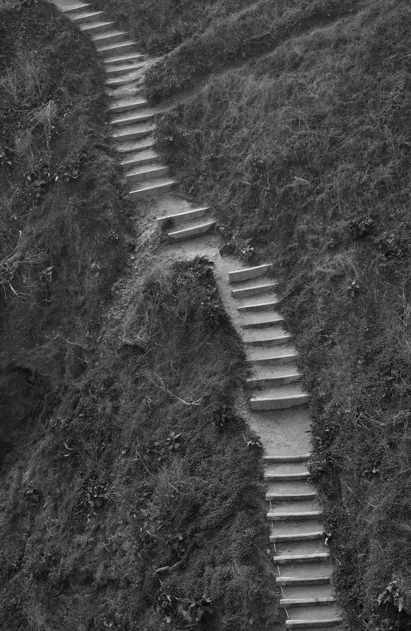 Beach Steps, Mendocino, California