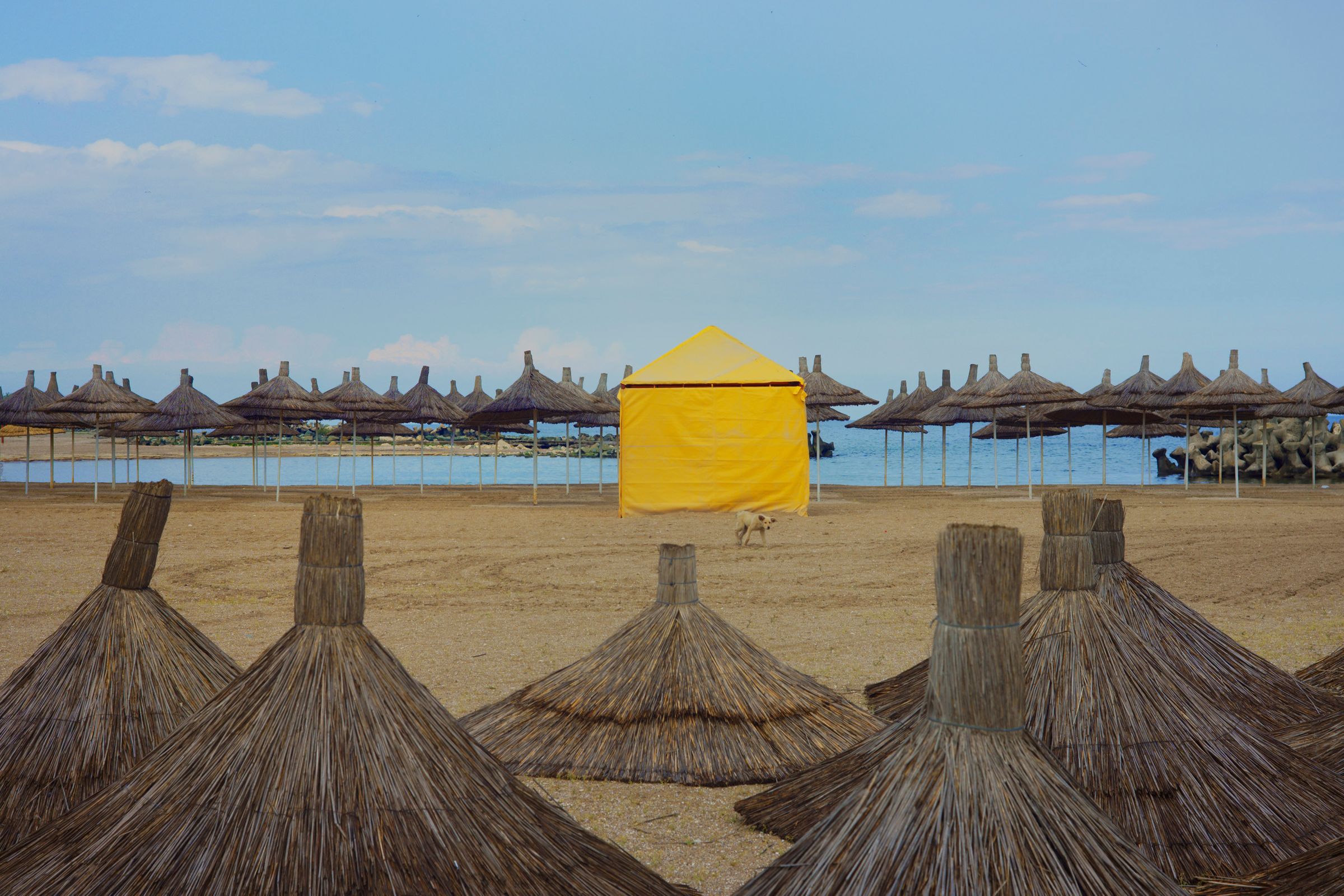 Yellow Beach Hut