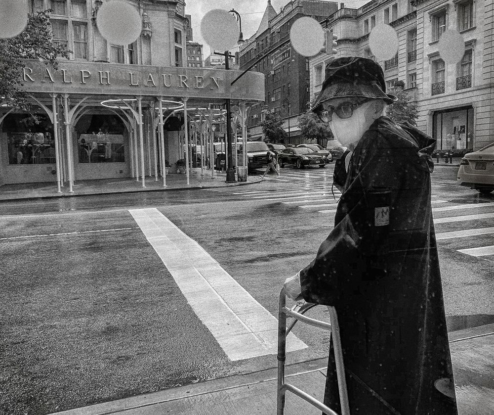 September, 2020. Pre Vaccine. Madison Avenue, Manhattan  Photograph by Nancy LeVine