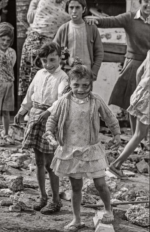 Children at a Gypsy camp in Northern Spain 1974