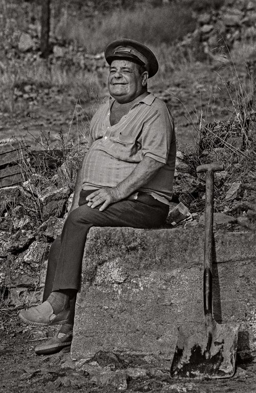Man in the countryside of Toledo, Spain 1974  Photographs by Nancy LeVine