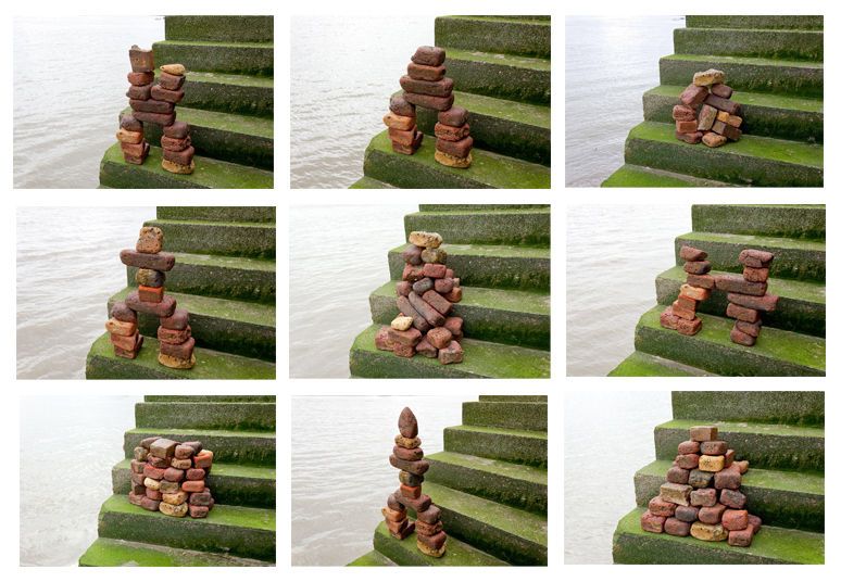 Essay for sculptures, Thames River, London, 2011.