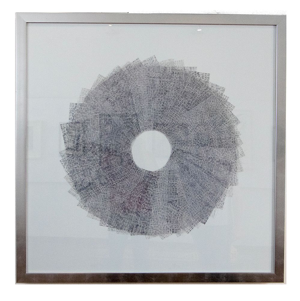 Quarantine 2020, date stamp, inks on paper.