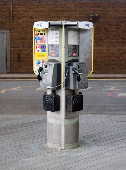 Transconnection, Telephones, Canada Water, London, 2011.