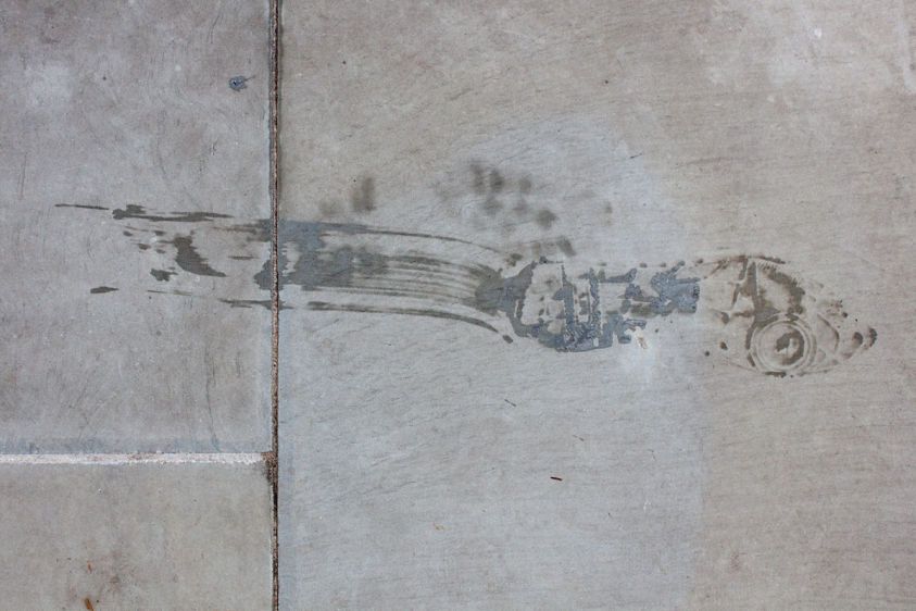 Energy Trace, Foot Step, Mount Gardens, London 2011.