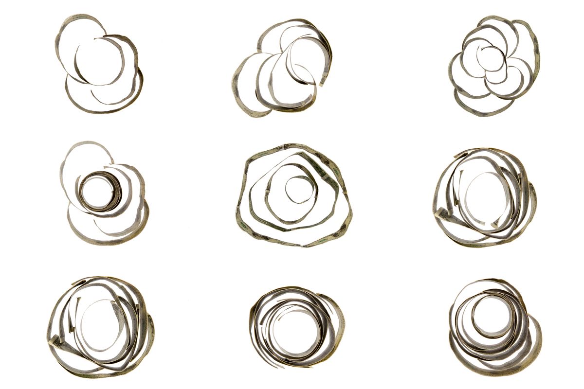 US Dollars bills composition
