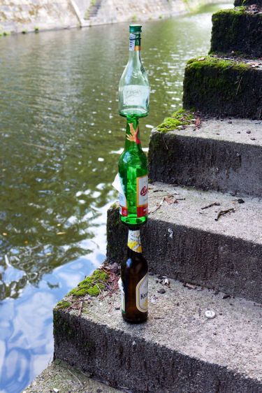 Digital Photography 120x80 cm, and 60x40 cm. Ed. 5+2 A.P. Totem, Bottles, Berlin, 2011.