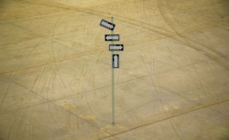 Evacuation Route From the Series Agora