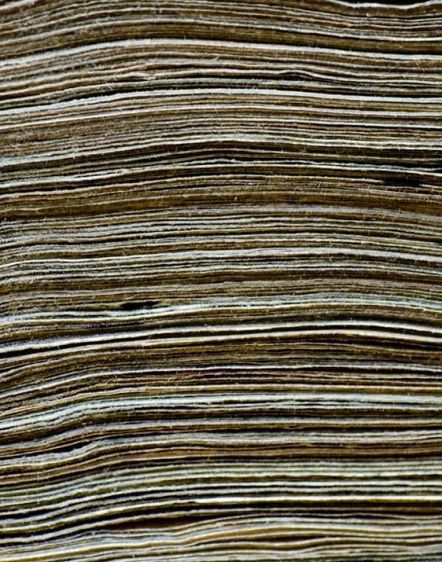 $100,000 dollars sent by Mexicans to Morelia, Mexico, photographed after being exchenged for Mexican Pesos at Caja Majarapara Morelia.