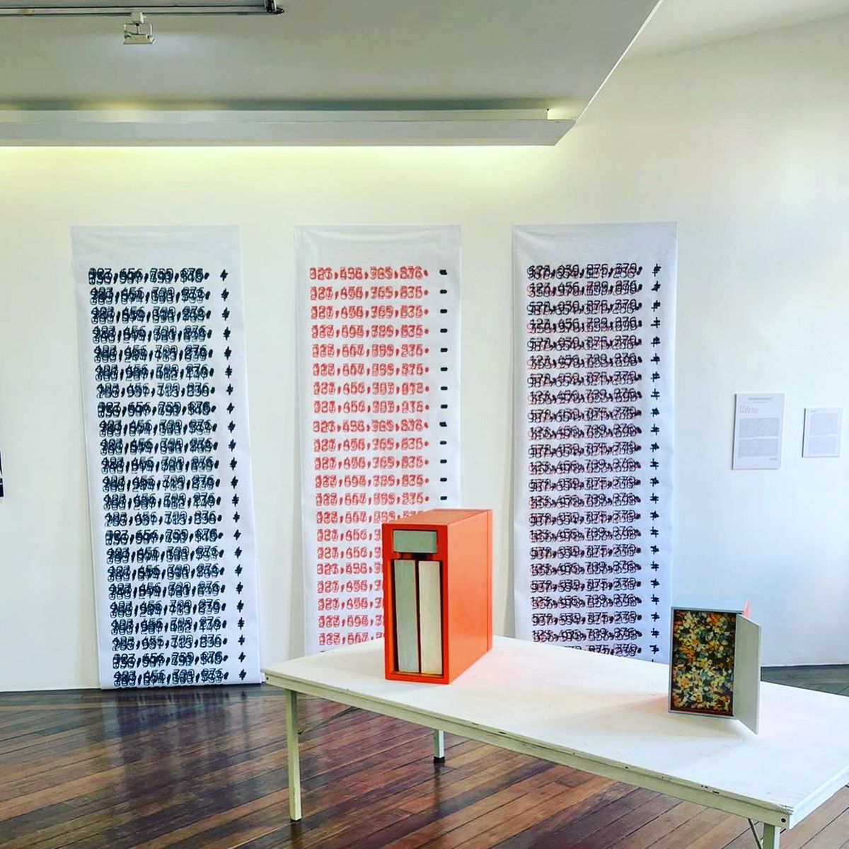 Front Bolides, Helio Oiticica. Back Essay for a negotiation, Jesus Jimenez.