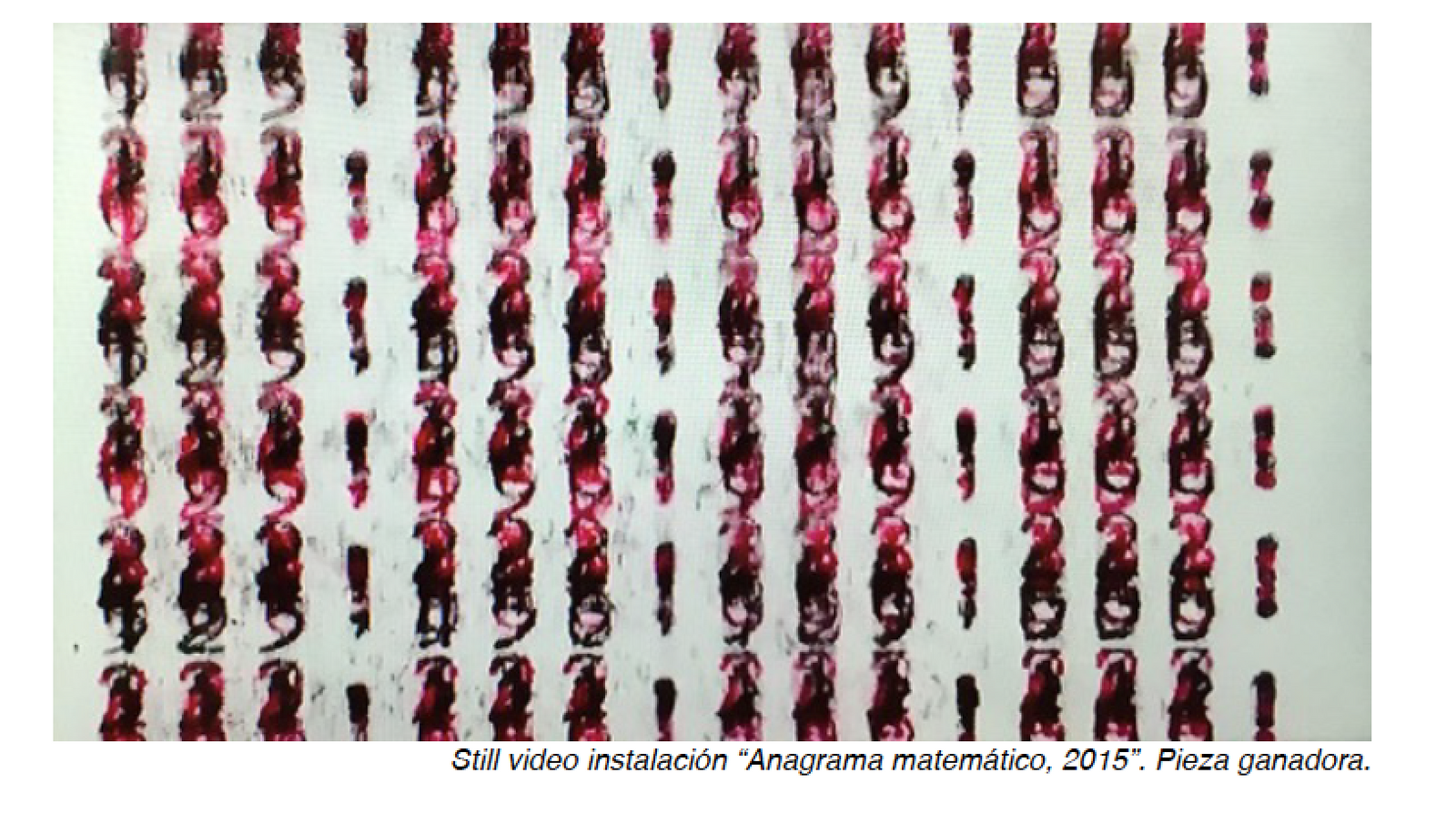 Mathematical Anagram, Video Installation