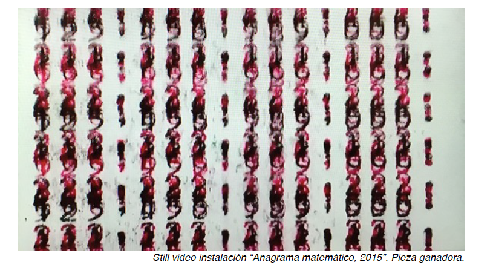 Mathematical Anagram, Video Installation
