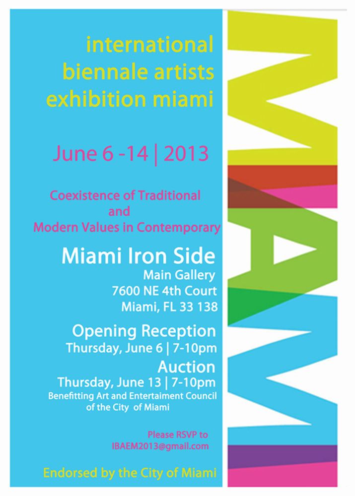 International Biennale Artists Exhibition Miami, 2013