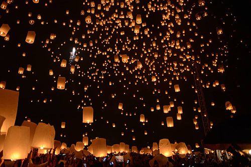 Festival de las linternas "Yi Peng"
