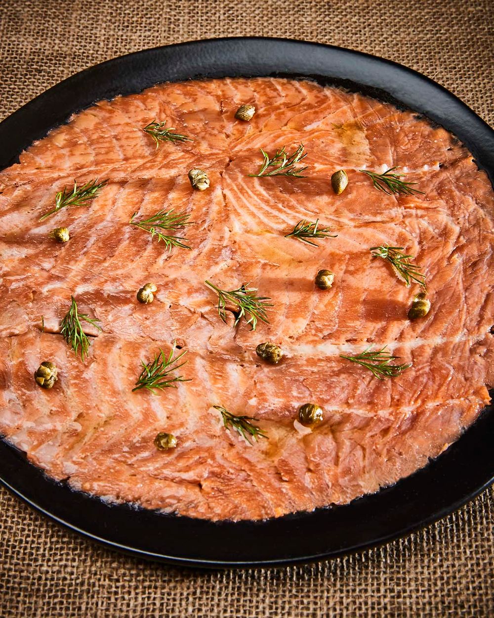 Warm Salmon Carpaccio