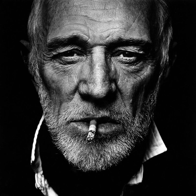 Portrait of Alexander McQueen by Nigel Parry