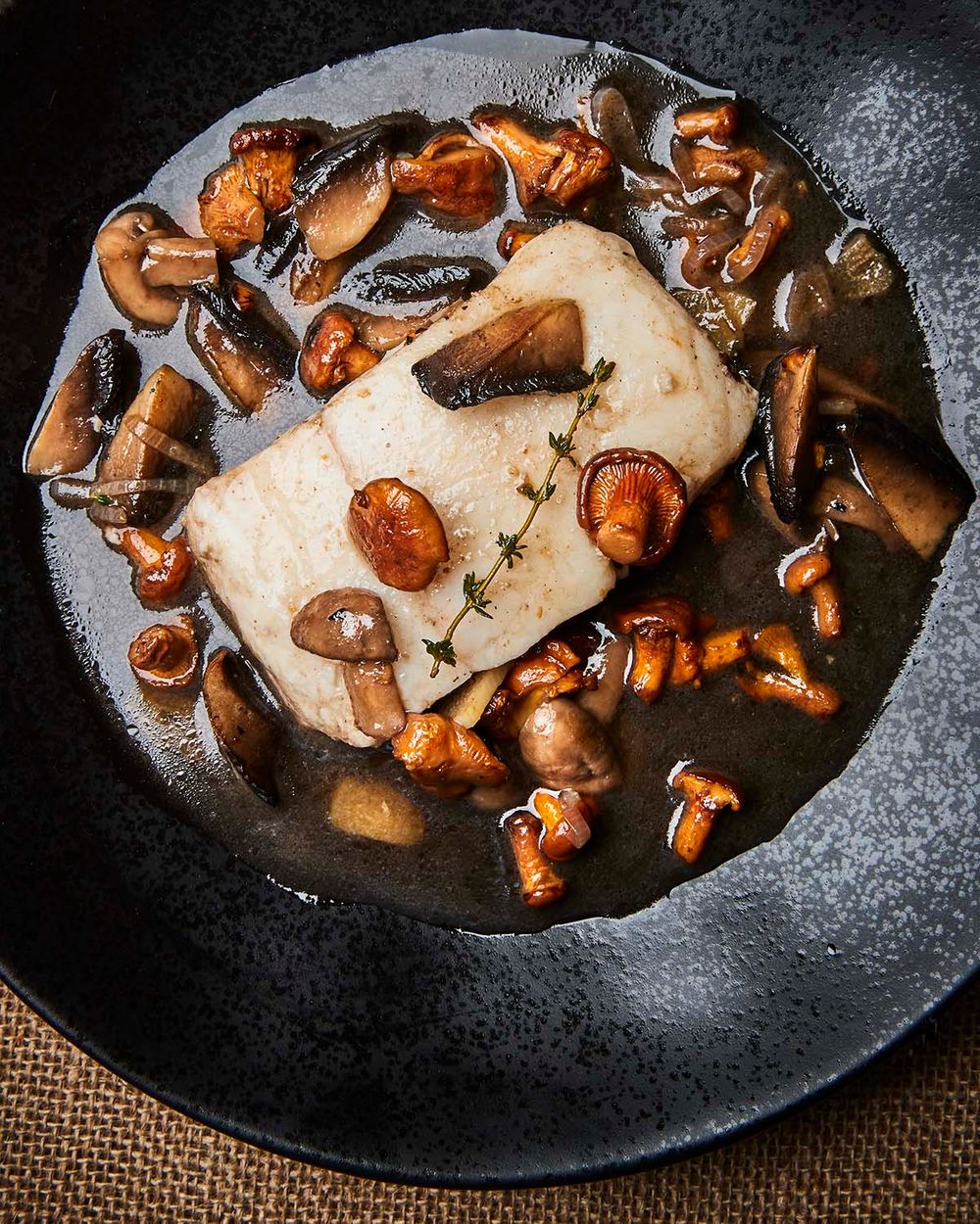 Halibut-Mushroom Casserole