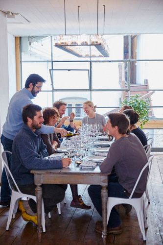 Lunchtime Party with Guests   A151106 WSOK   The Cooks Atelier   Beaune France