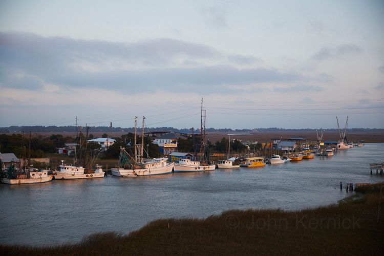 Shrimp Boats on Hwy 80 en route to Tybee Island A130127 Jamie Deen Cookbook 2013