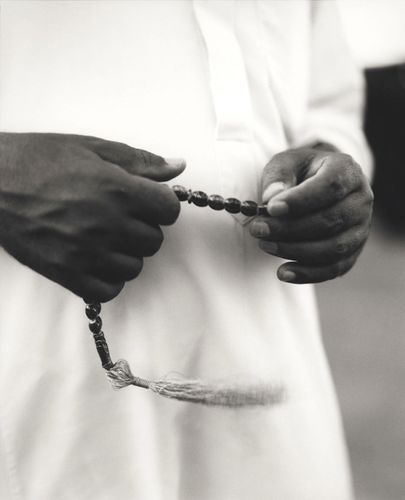 Man with beads. Dahab, Egypt