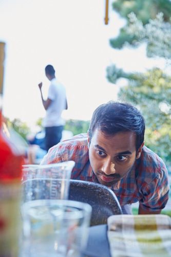 Aziz Making Drinks   A141109 Food & Wine Large Marge 2015