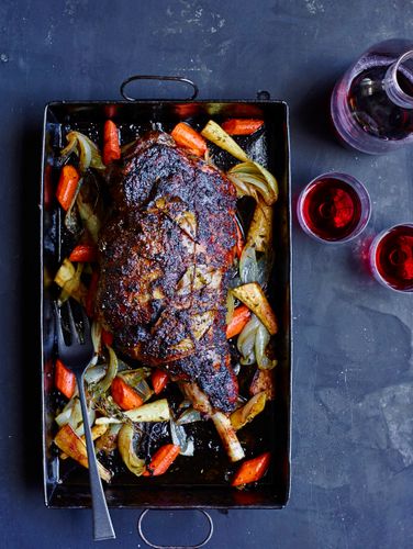 Roasted Leg of Lamb with Thyme Cover Try 1   A160201 Food & Wine   Iceland   May 2016