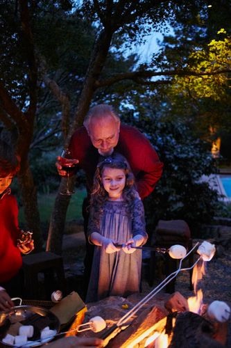 Tyler Florence, Kids, Fireside, smores, marshmallow