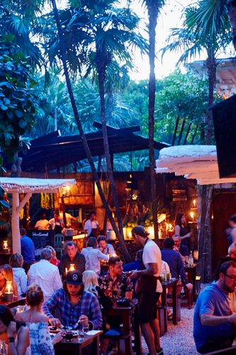 Hartwood Restaurant Dinnertime  Behind the Scenes   Williams-Sonoma Open Kitchen   Hartwood Restaurant Tulum Mexico 2016