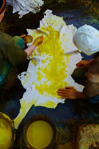 Tanneries. Fez. Medina