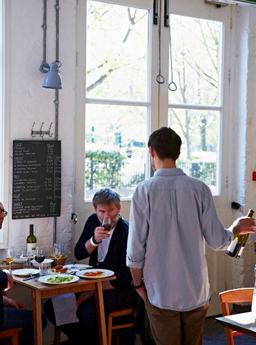 James Murphy and Jon Fine. Brawn, 49 Columbia Road, London UK