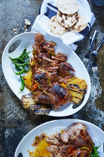 Aguave Pork Belly Prep   A160126   Williams-Sonoma Open Kitchen   Hartwood Restaurant   Tulum Mexico 2016