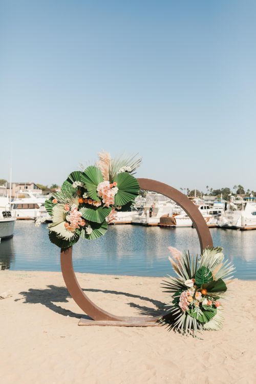 Circle Ceremony Wedding Arch