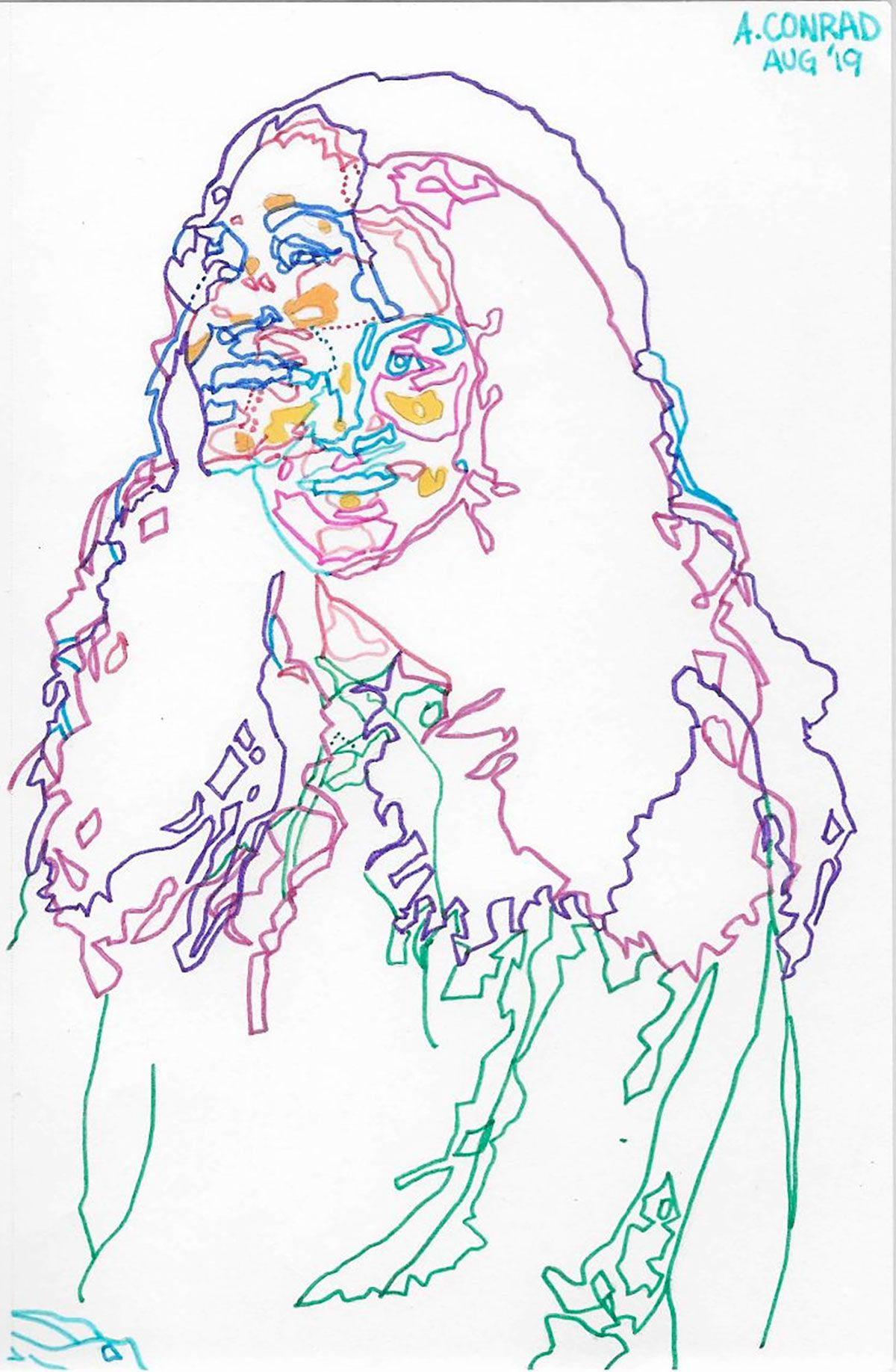 Alex Conrad is a freelance graphic designer in Columbus, Ohio. Marker on Paper - Columbus Ohio Illustrator and Artist
