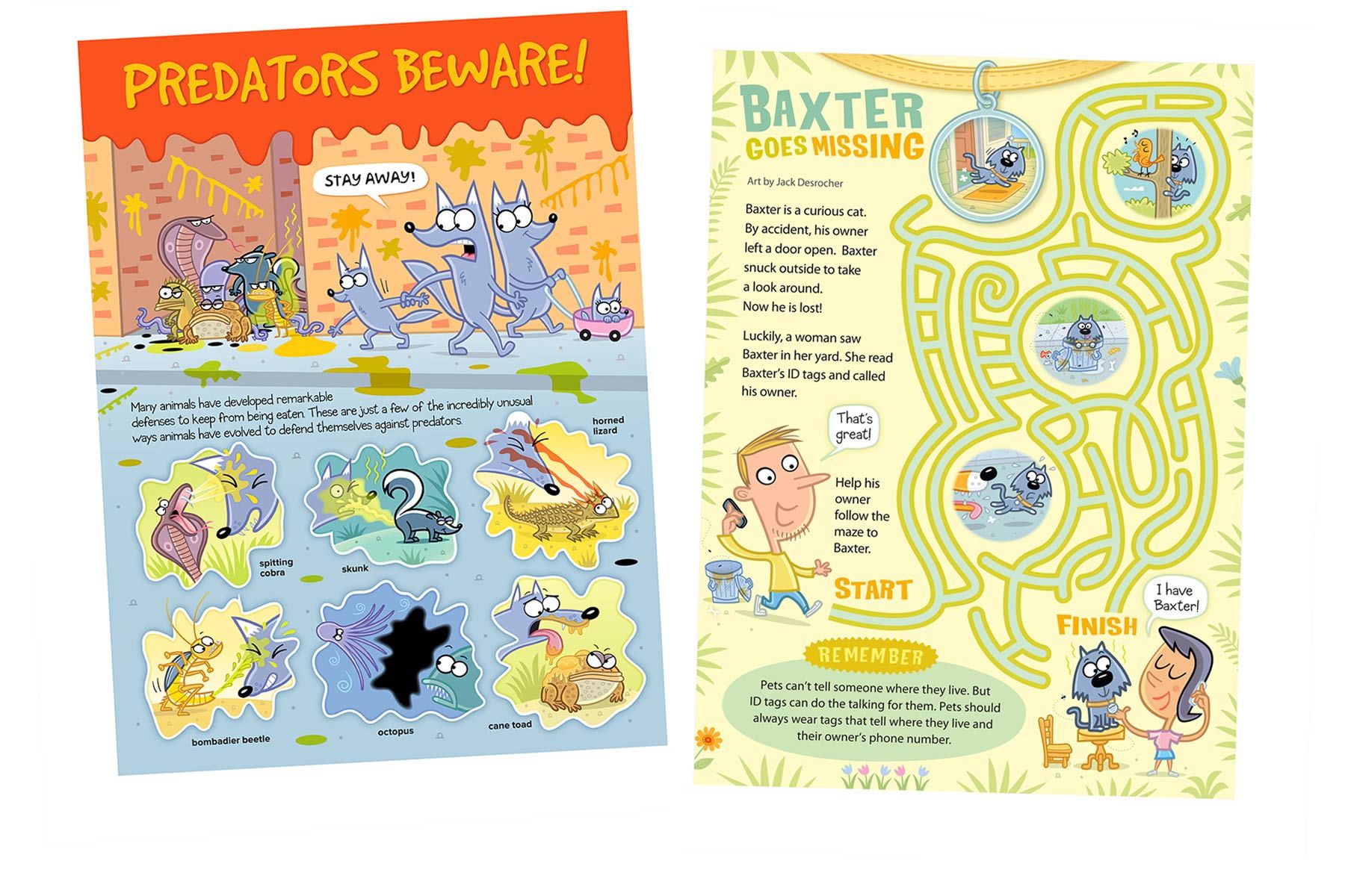 Predators and Baxter Goes Missing