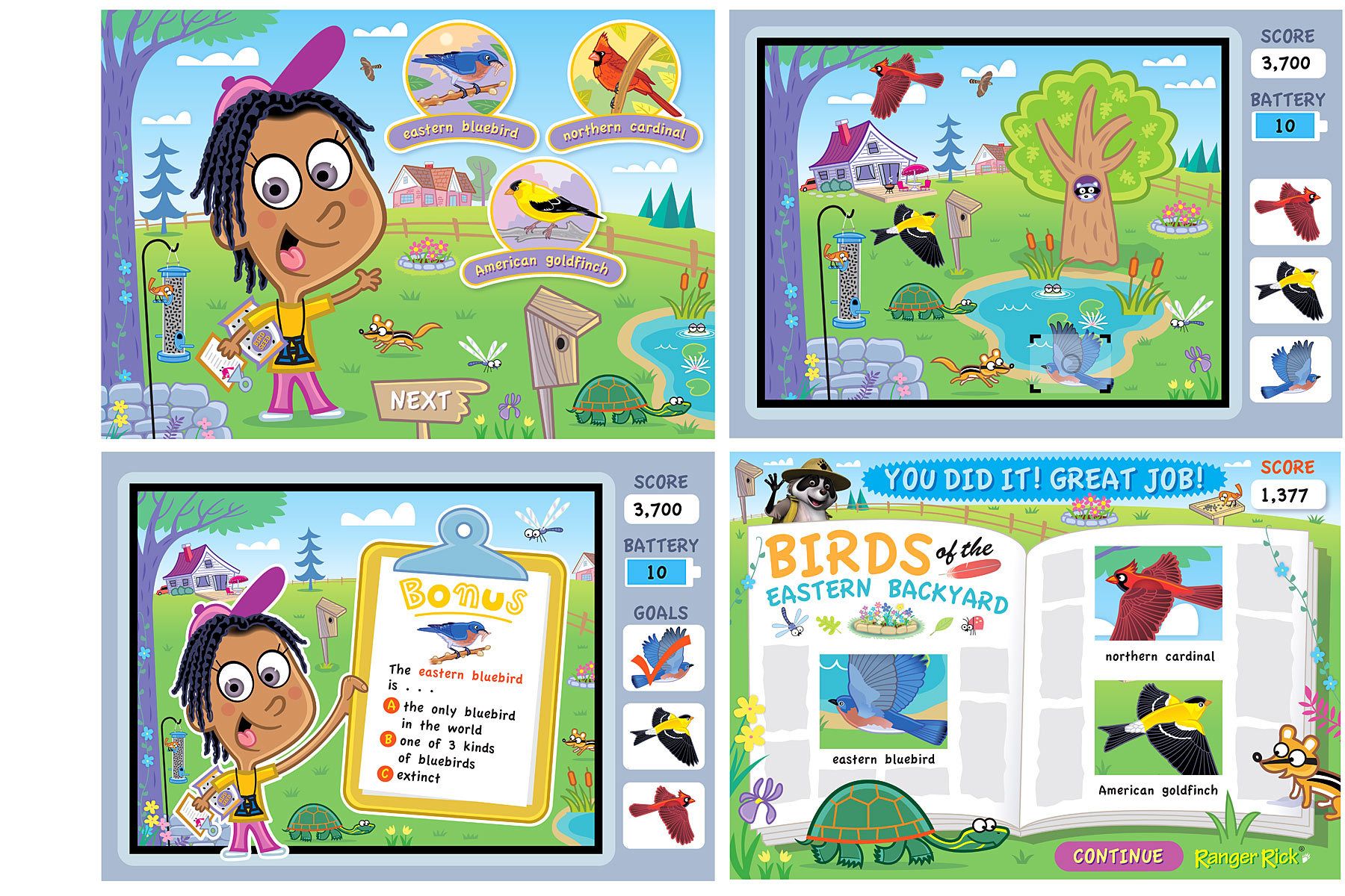 Click the Birdie - Backyard Habitat