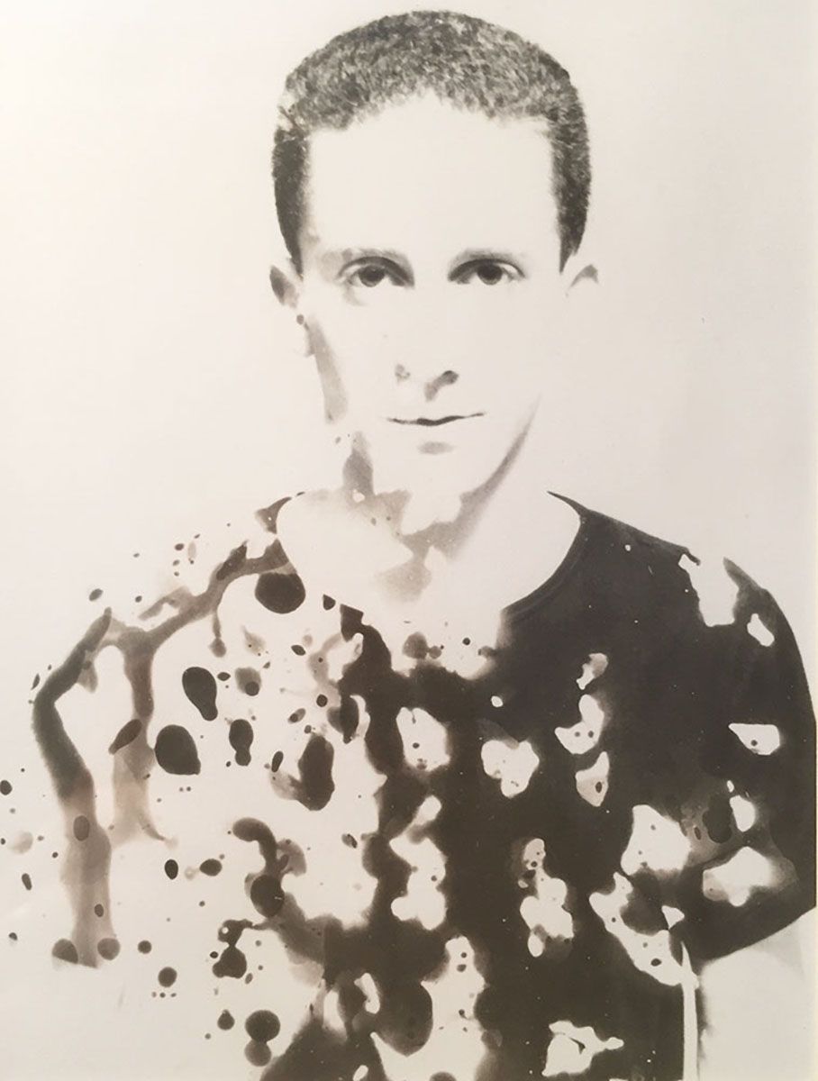 4 ¼ x 5 ½ inches Self Portrait-Transient