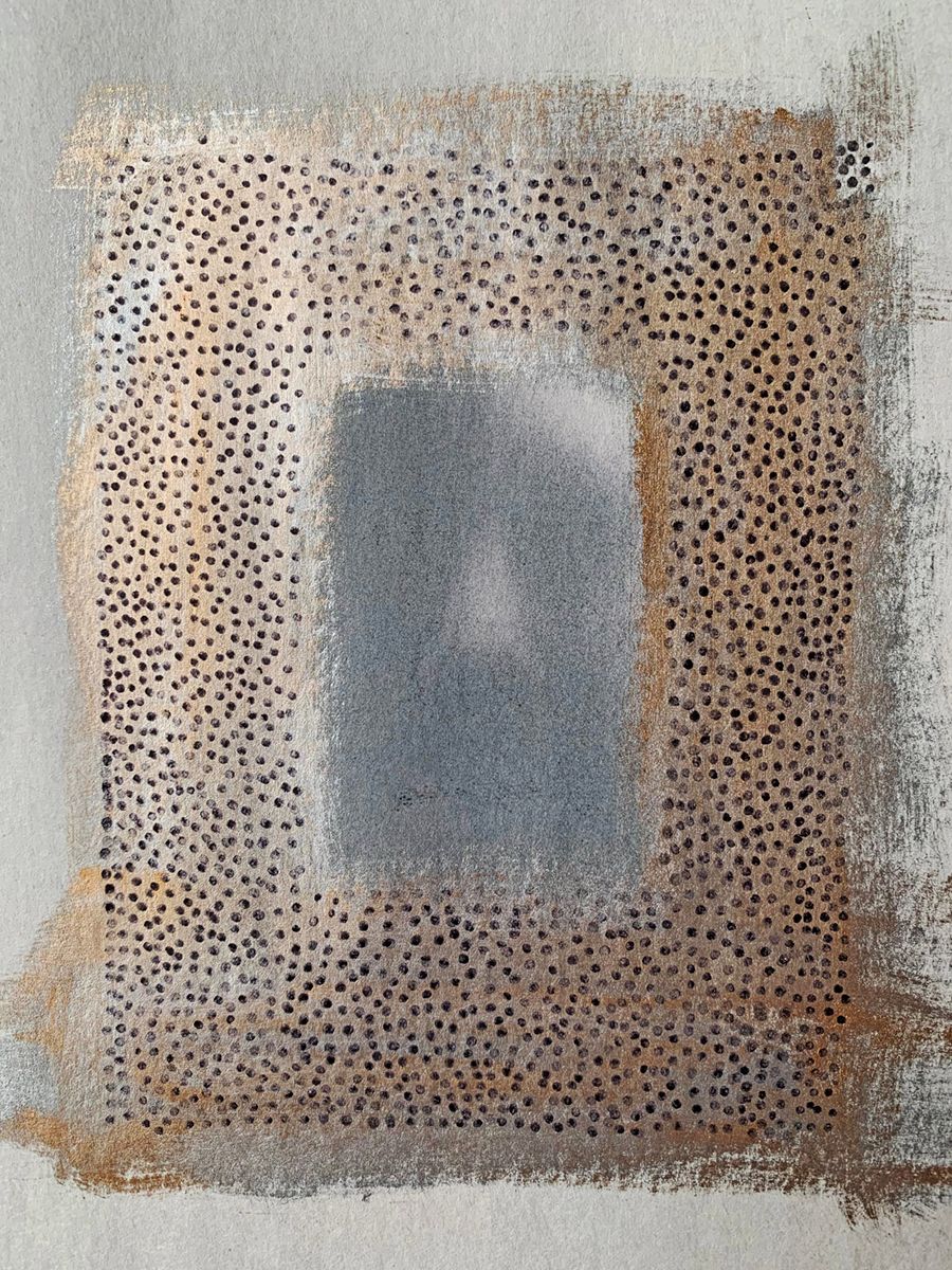 8 ½ x 11 inches Self Portrait: 0.55