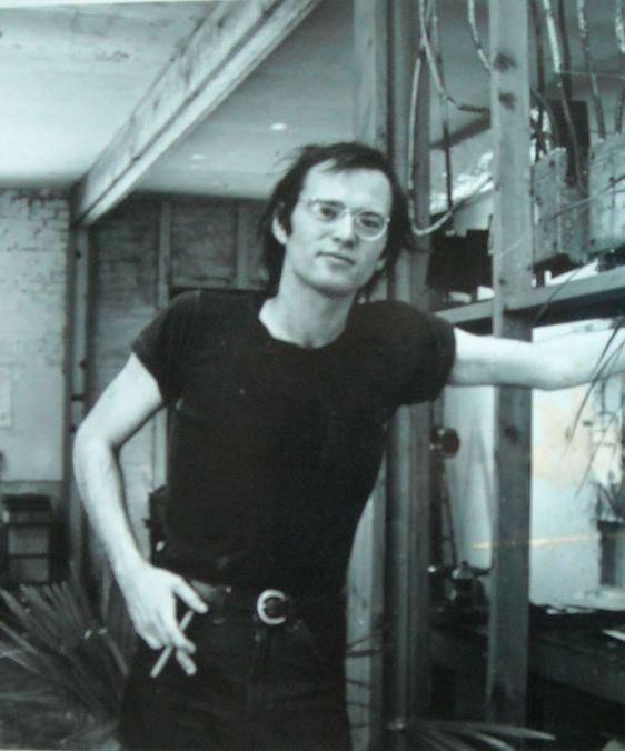 myself  circa 1972 in my Berkeley studio space