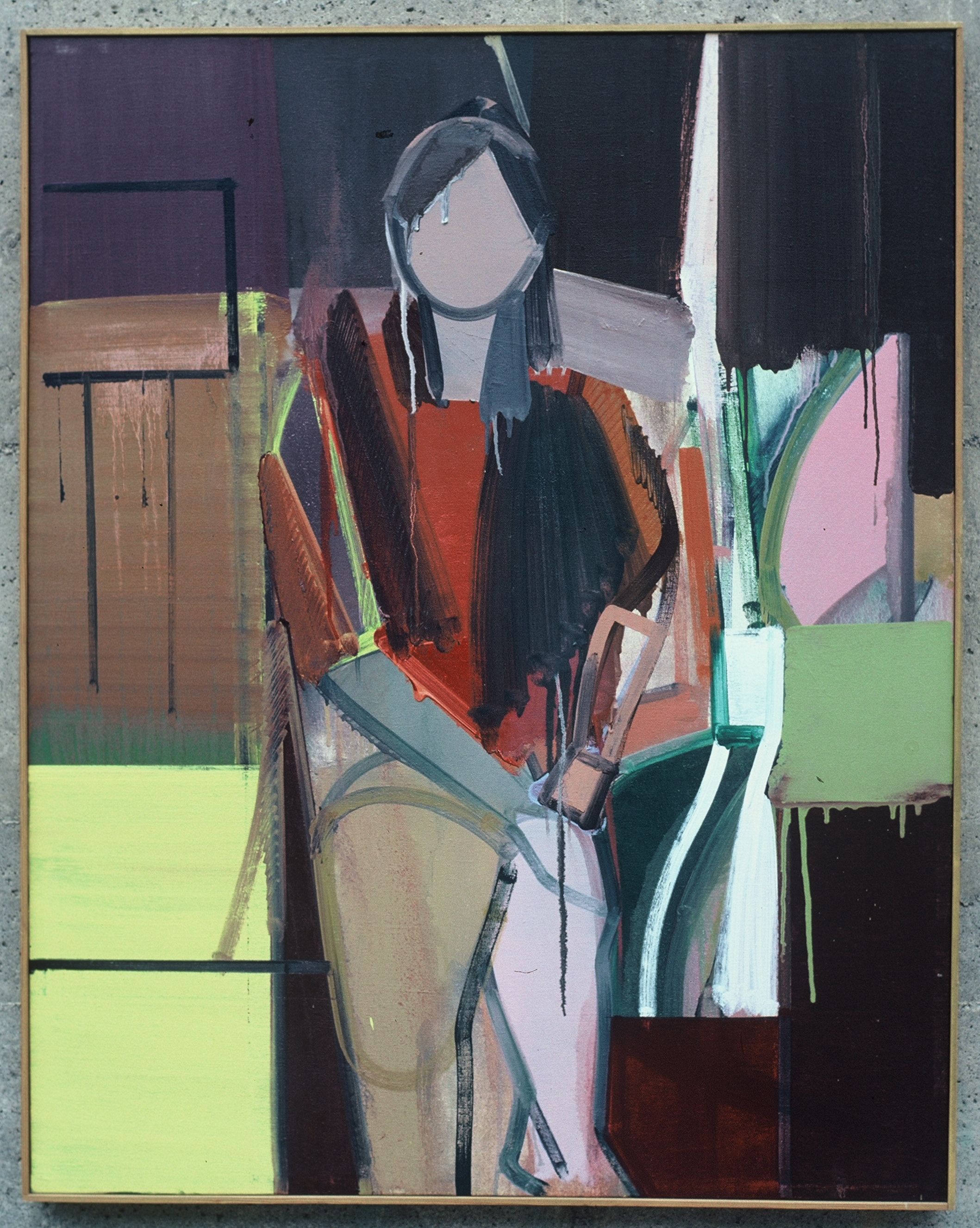 Composition w Seated Woman 1974