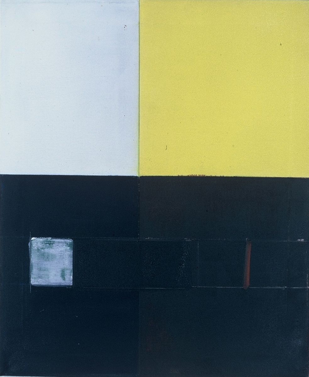 PERISCOPIC VIEW  ,   1976  Berkeley   ,  24 x 20"   , oil on canvas