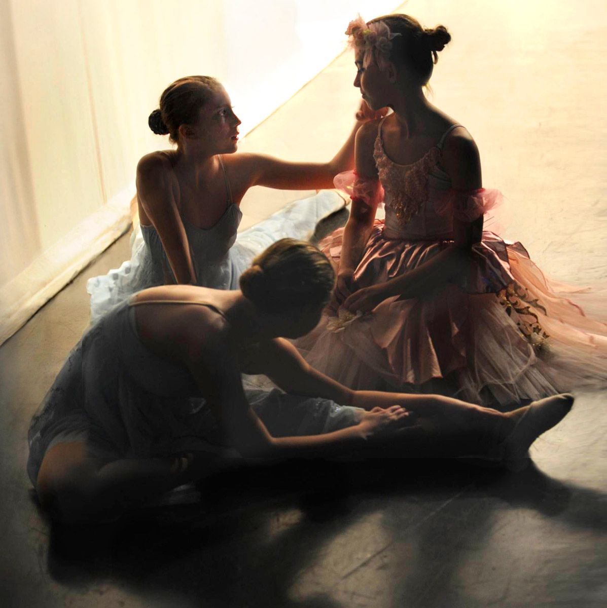 three ballerinas