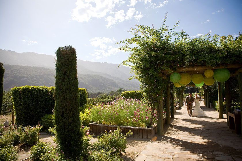 Carmel Valley wedding processional