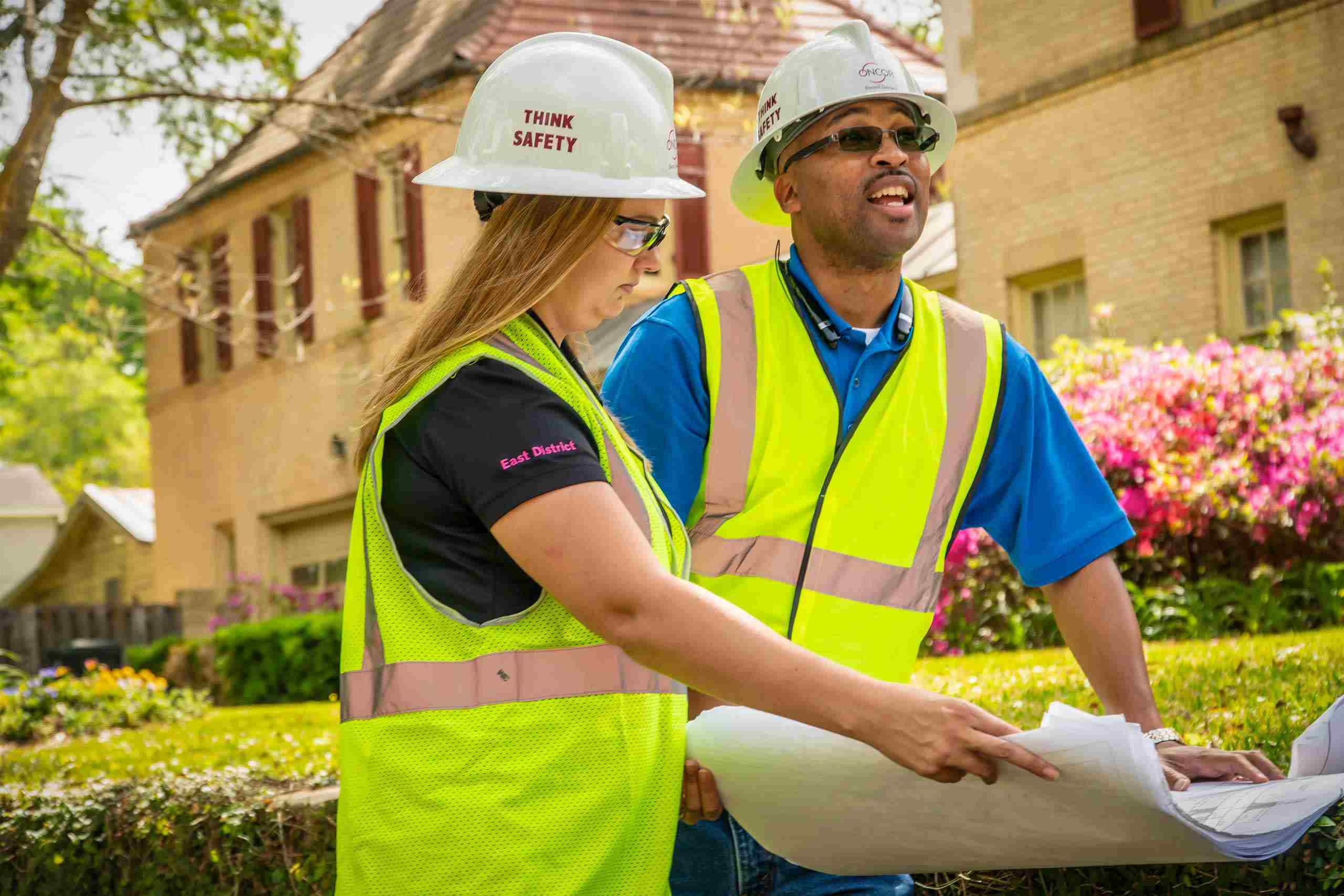 Corporate lifestyle photo of Oncor Electric employees, highlighting professional dedication and workplace dynamics. Corporate and Lifestyle Photography for Oncor Electric