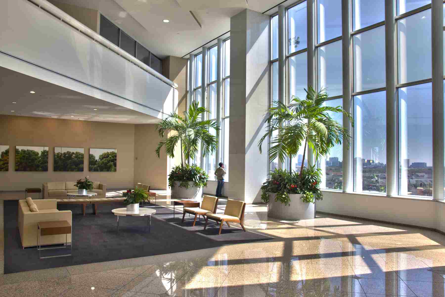 Lobby of Phoenix Tower. Interior design Architecture-Photograph by Dallas photographer Ray Payne Dallas Architecture-Photography of Phoenix Tower