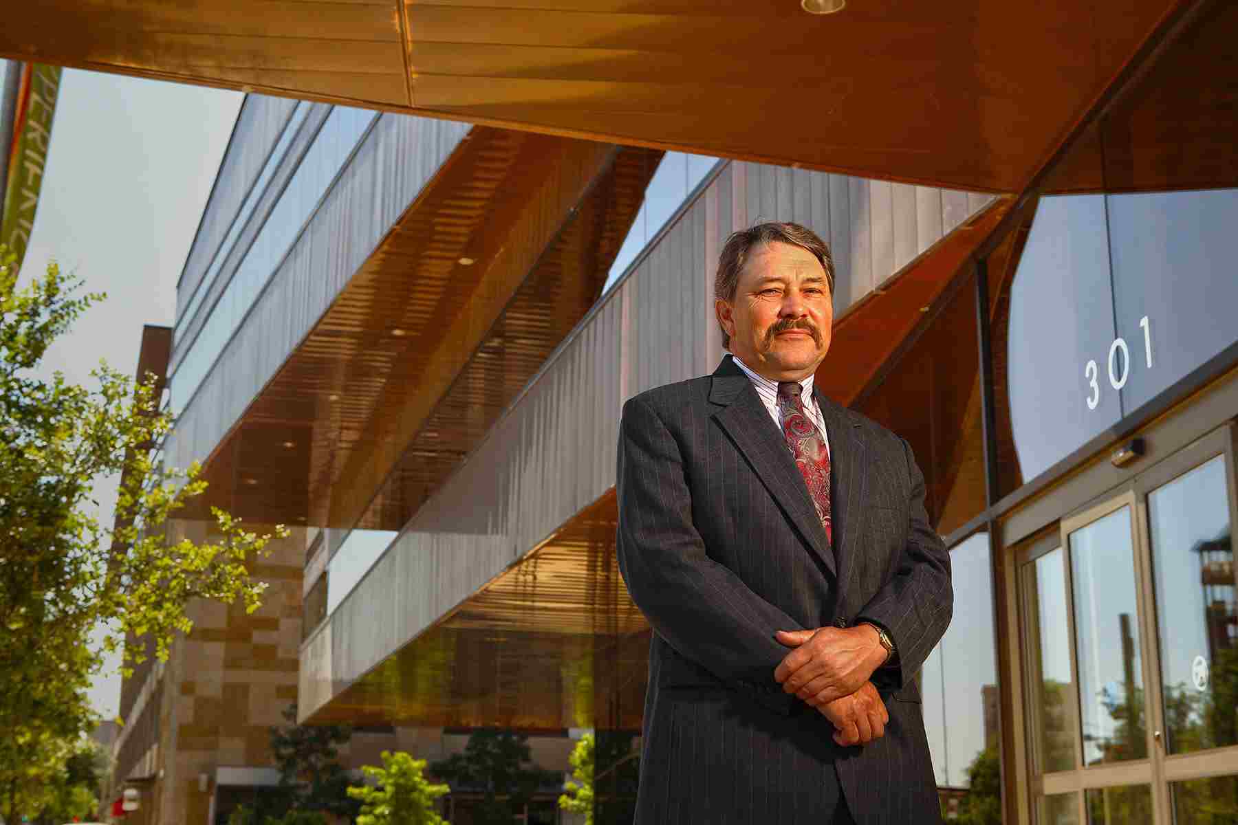 Executive Portrait in Professional Setting - Dallas Corporate Photography