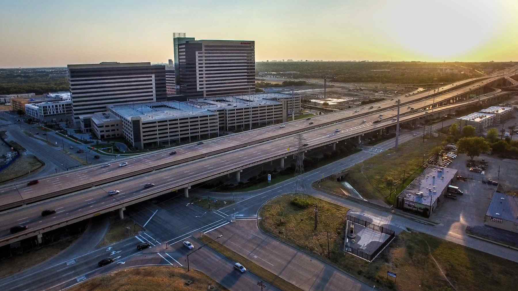 Drone aerial of commercial real estate photography Dallas.jpg